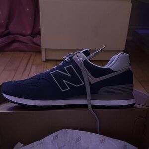 New Balance Dark Blue and Gray Sneakers